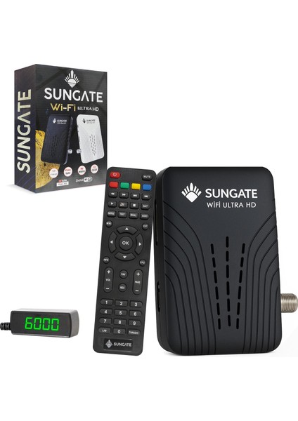 Wi-Fi Ultra Hd Uydu Alıcı Mini Full Hd Dahili Wifi Youtube Ucast Iks Hediye Free Iptv