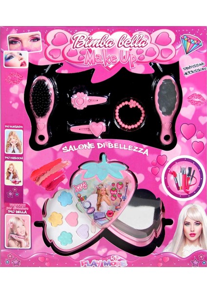 Bimba Bella Çilek Kutulu Makyaj Seti Kız Erkek Çocuk Oyuncak Eğitici Oyuncaklar