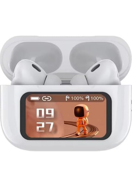 Fulltech FB13 Airbuds 4K Kablosuz Bluetooth Kulaklık Anc+Enc Gürültü Engelleme ve LCD Ekranlı Şarj Kutusu fiyatları