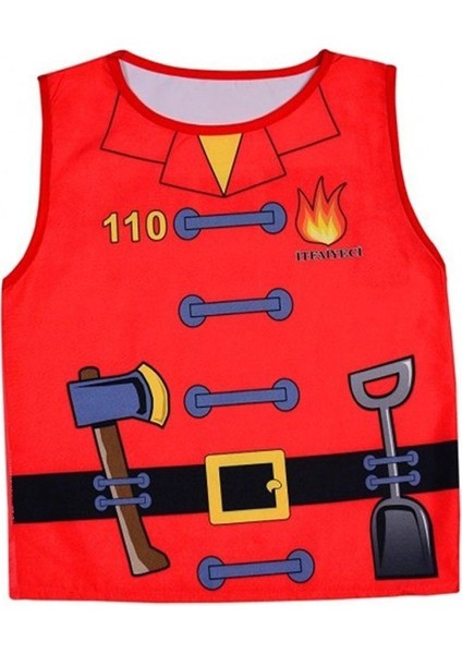 AND-5113 Itfaiyesi Kostümü Kız Erkek Çocuk Oyuncak Eğitici Oyuncaklar