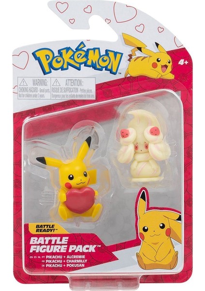 Pok PKW2483 Pokemon Battle 2li Figür Noel Seri Asorti Kız Erkek Çocuk Oyuncak Eğitici Oyuncaklar