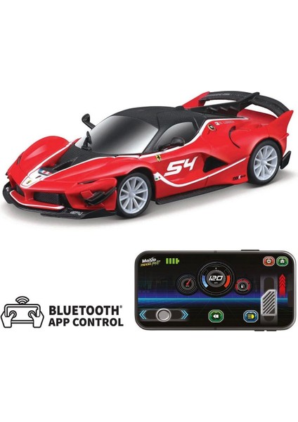 Maisto 1:41 App Control Kumandalı Metal Araba Ferrari Fxx K Evo Kız Erkek Çocuk Oyuncak Eğitici Oyun