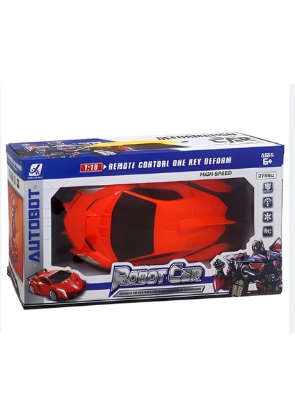 Uzaktan Kumandalı Şarjlı Robot Olan Araba Kız Erkek Çocuk Oyuncak Eğitici Oyuncaklar