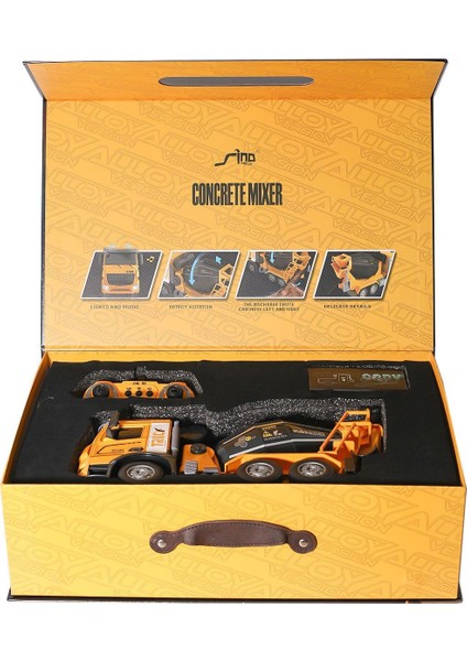 HJ8001-1 Metal Kumandalı Iş Makinesi -Gepettoys Kız Erkek Çocuk Oyuncak Eğitici Oyuncaklar fiyatları