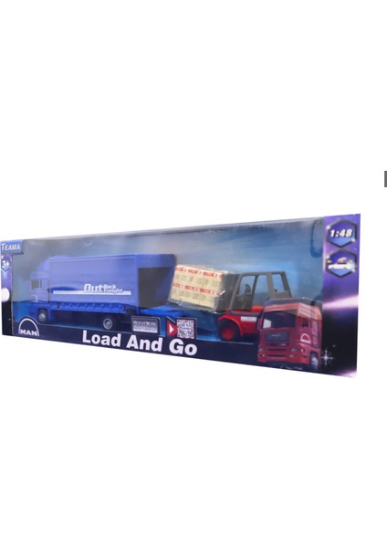 Man Mavi Kamyon ve Forklift Kız Erkek Çocuk Oyuncak Eğitici Oyuncaklar fiyatları