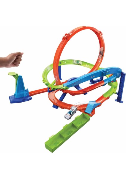 Hot Wheels Bumerang Çemberli Yarış Pisti HTK16 Kız Erkek Çocuk Oyuncak Eğitici Oyuncaklar fiyatları