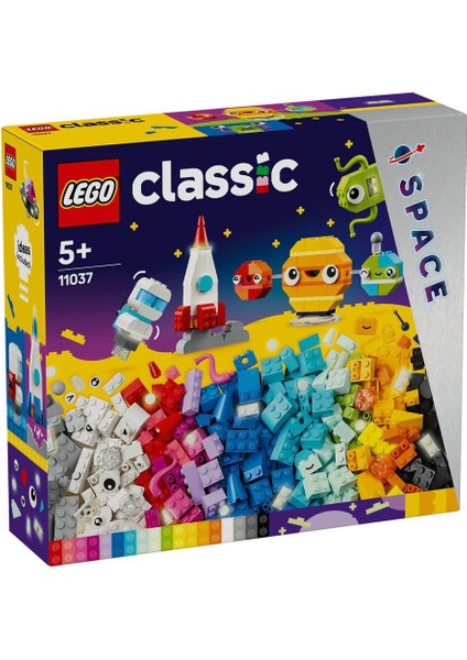11037 Lego® Classic Yaratıcı Uzay Gezegenleri 450 Parça +5 Yaş Kız Erkek Çocuk Oyuncak Eğitici Oyunc