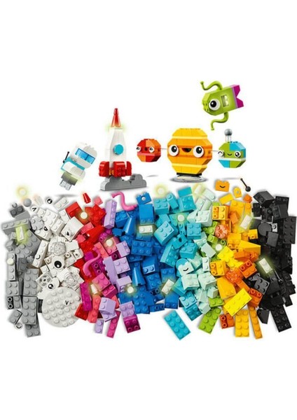 11037 Lego® Classic Yaratıcı Uzay Gezegenleri 450 Parça +5 Yaş Kız Erkek Çocuk Oyuncak Eğitici Oyunc fiyatları