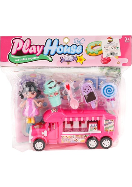 828-6 Bebekli Karavan Oyun Seti Kız Erkek Çocuk Oyuncak Eğitici Oyuncaklar