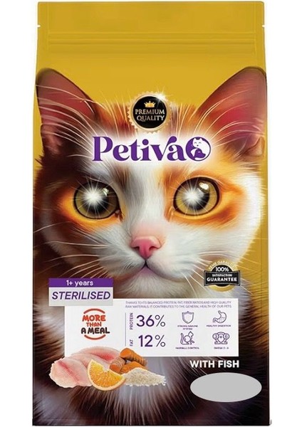 Kısırlaştırılmış Balık Etli Yetişkin Kedi Maması 3 kg