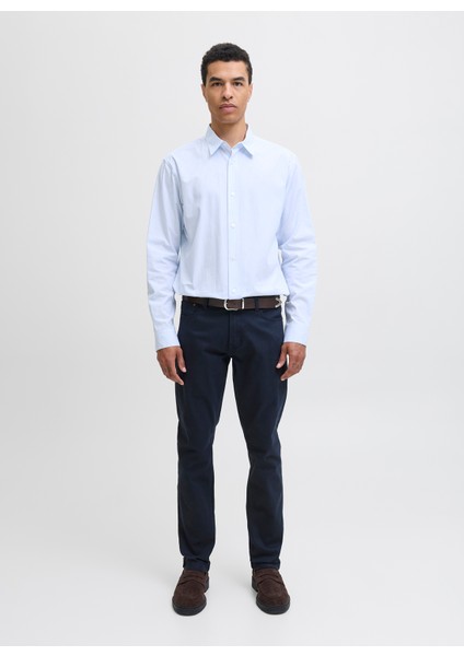 Normal Bel Slim Fit Lacivert Erkek Denim Pantolon 12279182_JPSTGLENN Orıgınal 014