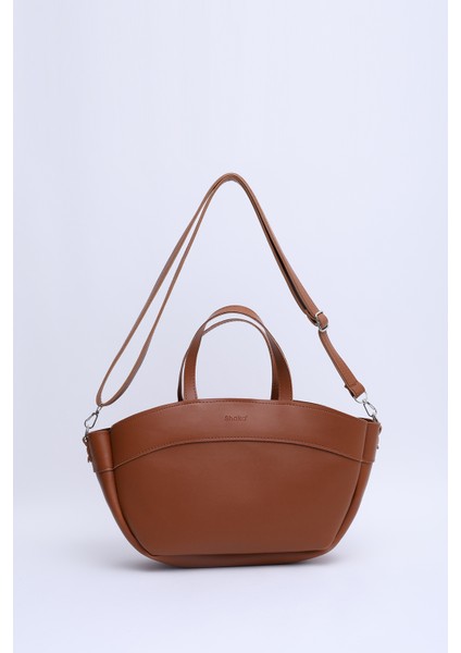 Taba SHK199 Suni Deri Tek Bölmeli, Makyaj Çantalı,çift Askılı El. Kol ve Omuz Çantası