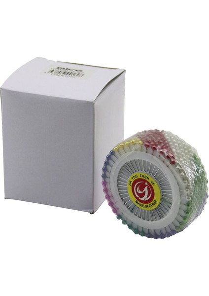 Yuvarlak Disk Standlı 1440 Adet Renkli Toplu Başörtü İğnesi (4915)