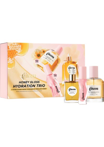 Honey Gloss Hydration Trio - En Çok Satan Nemlendirme Seti 20 ml + 8 ml + 50 ml