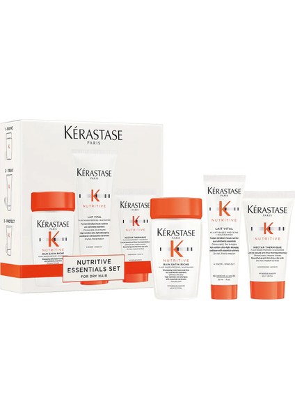 Kérastase Nutritive Discovery Set - Saç Bakım Seti 80 ml + 75 ml + 50 ml