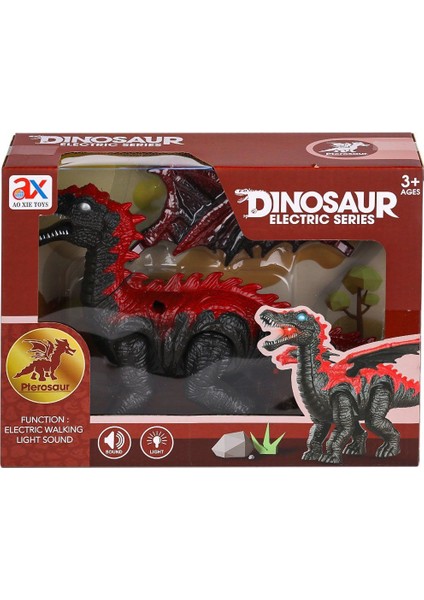 903A Sesli ve Işıklı Kanatlı Dinazor -Prestij Oyuncak Kız Erkek Çocuk Oyuncak Eğitici Oyuncaklar