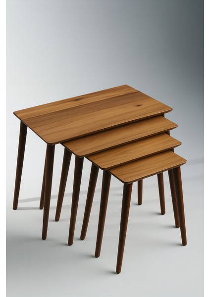 Istanbul 4'lü Zigon Sehpa %100 Mdf Ahşap modelleri