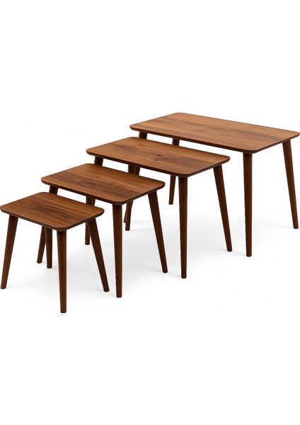 Istanbul 4'lü Zigon Sehpa %100 Mdf Ahşap fırsatları