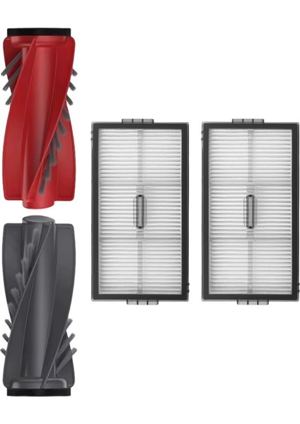 Roborock Qrevo Curvx Uyumlu Ana Fırça ve Hepa Filtre-3 Parça