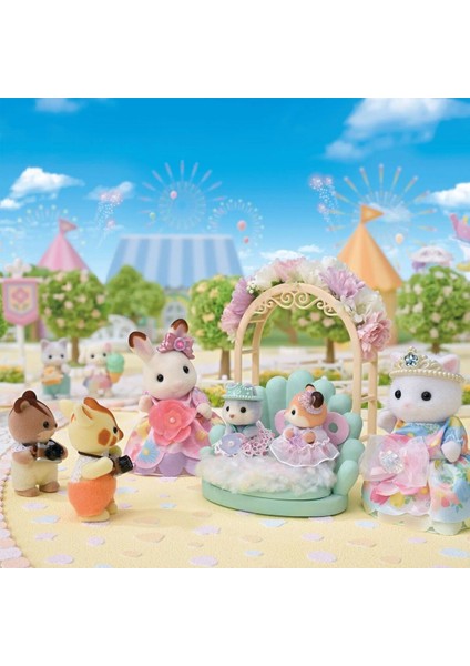 5809 Sylvanian Families Çiçekli Prensesler Seti +3 Yaş Kız Erkek Çocuk Oyuncak Eğitici Oyuncaklar modelleri