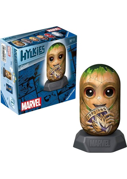 011606 Hylkies Marvel - Groot 54 Parça Puzzle - No:11 - Ravensburger Kız Erkek Çocuk Oyuncak Eğitici
