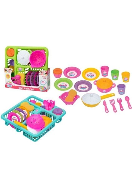 Dede Oyuncak Bulaşık Seti Kız Erkek Çocuk Oyuncak Eğitici Oyuncaklar
