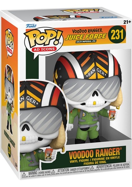 81014 Funko Pop Icon: Voodoo Ranger (Juice Force) Kız Erkek Çocuk Oyuncak Eğitici Oyuncaklar
