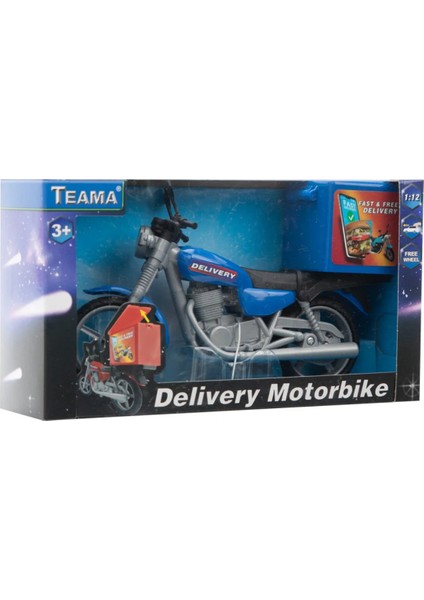 Model Plastik Mavi Kurye Motorsikleti Kız Erkek Çocuk Oyuncak Eğitici Oyuncaklar fiyatları
