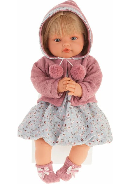 Antonio Juan Kapüşonlu Ağlayan Bebek Beni 42CM Kız Erkek Çocuk Oyuncak Eğitici Oyuncaklar