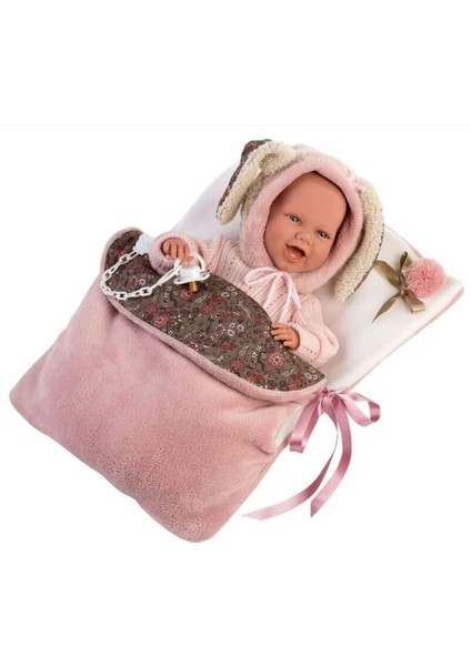 Llorens Uyku Tulumlu Yenidoğan Gülen Bebek Mimi 40CM Kız Erkek Çocuk Oyuncak Eğitici Oyuncaklar fiyatları