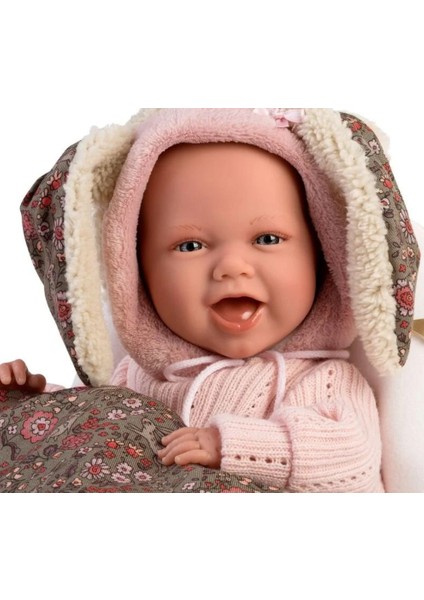 Llorens Uyku Tulumlu Yenidoğan Gülen Bebek Mimi 40CM Kız Erkek Çocuk Oyuncak Eğitici Oyuncaklar modelleri