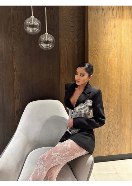 Köln Bralet Detay Ceket Elbise fırsatları