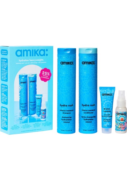 Hydration Heavyweights - Temizleyici ve Nemlendirici Bakım Seti 275 ml + 275 ml + 30 ml + 30 ml modelleri