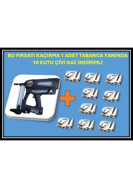 DK-100 Gazlı Çivi Çakma Tabancası + 1 Koli Çivi ve Gaz Tüpü fiyatları