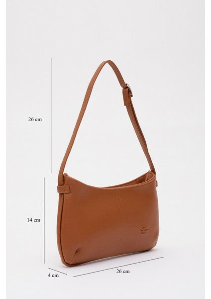 Taba SHK129 Suni Deri Astarlı Fermuarlı Ayarlanabilir Askılı El, Kol ve Omuz Çantası fiyatları