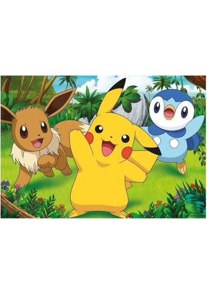 56682 Pokemon 2X24 Parça Ravensburger Puzzle Kız Erkek Çocuk Oyuncak Eğitici Oyuncaklar modelleri
