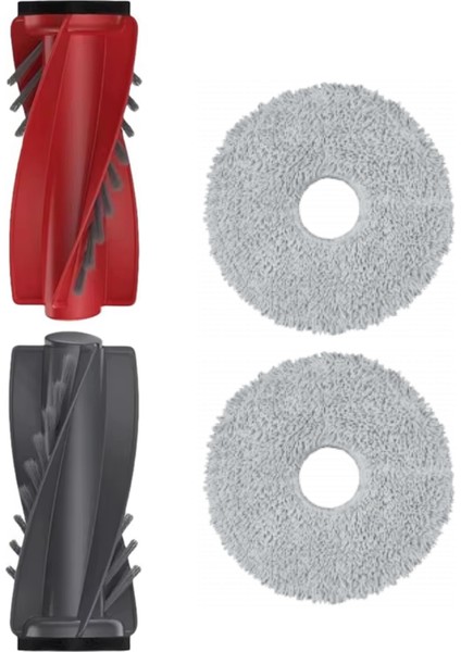 Roborock Qrevo Curvx Uyumlu Ana Fırça ve Mop-3 Parça