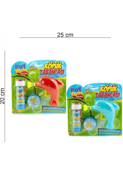 Yunus Köpük Tabancası Kız Erkek Çocuk Oyuncak Eğitici Oyuncaklar