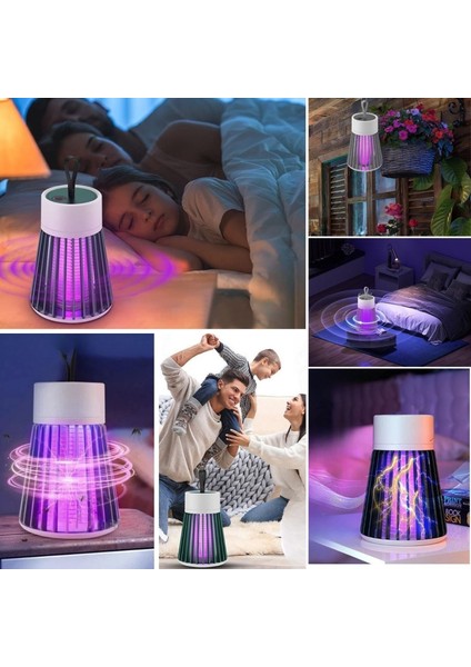 Iç ve Dış Mekanlar Için Şarjlı Sinek Öldürücü Sivrisinek Kovucu,uv Işıklı Sineksavar Taşınabilir Gece Lambası (4915) modelleri