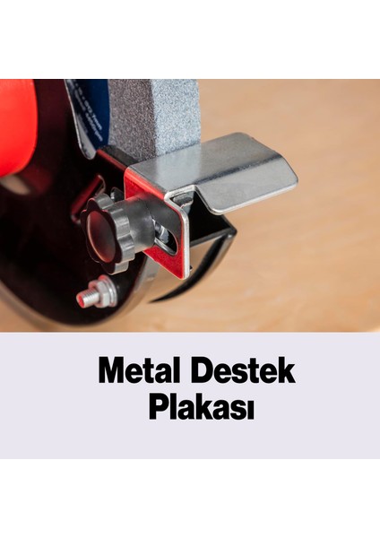 Elektrikli Bıçak Kesici Bileme Taş Motoru 200 mm Zımpara 600 W Rico Taşlama Metal Tezgah Üstü Çark modelleri