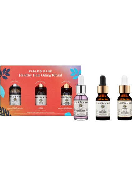 Healthy Hair Oiling Ritual - Saç Bakım Seti 3 x 14.4ml
