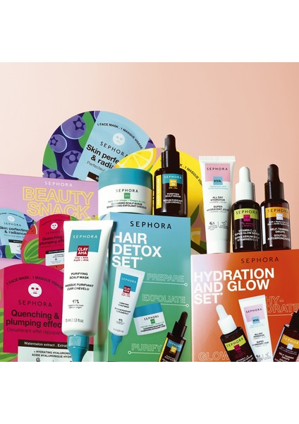 Arındırıcı ve Detoks Kiti - Saç Bakım Kiti 50 ml + 30 ml + 75 ml modelleri