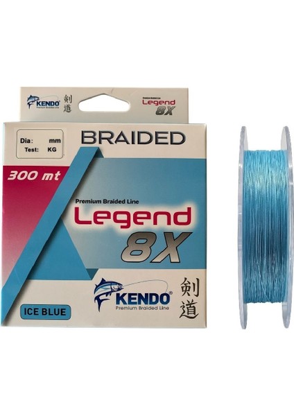 Legend X8 300M 0,25MM Ice Blue Örgü Ip Misina