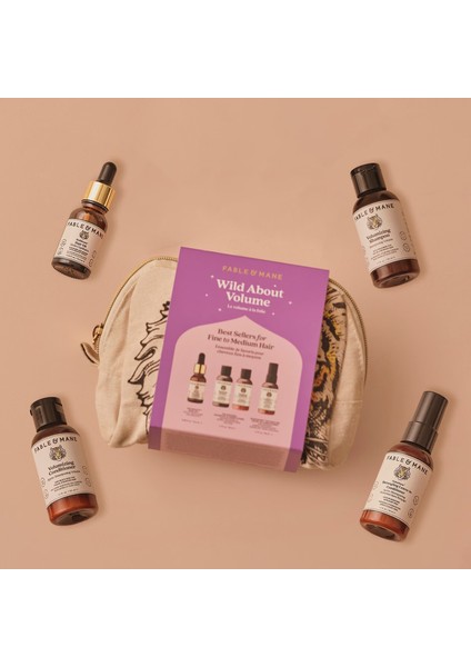 Wild About Volume - Nemlendirici Saç Bakım Seti, Ince Ila Orta Telli Saçlar 14,4 ml + 3 x 50 ml fiyatları