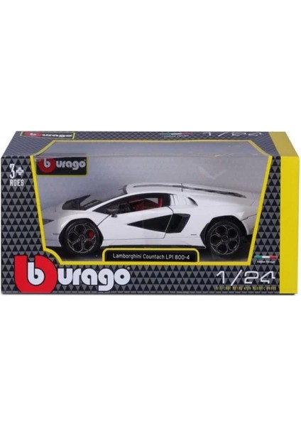 Bburago 1/24 A Lamborghini Countach Lpı 800-4 - S01021102 Kız Erkek Çocuk Oyuncak Eğitici Oyuncaklar