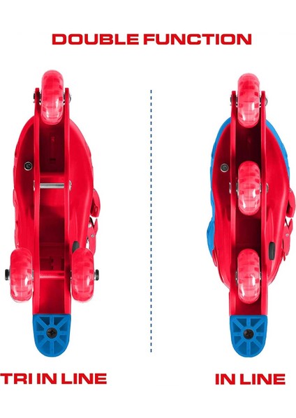 Spiderman Inline 3 Teker Paten Kız Erkek Çocuk Oyuncak Eğitici Oyuncaklar modelleri