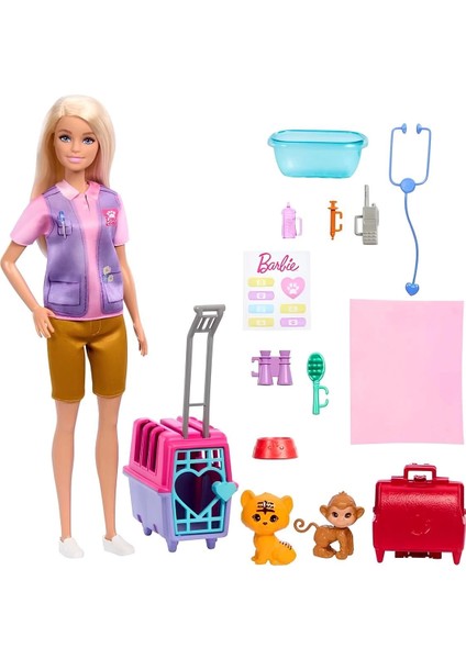 Barbie Veteriner Mini Oyun Seti Kız Erkek Çocuk Oyuncak Eğitici Oyuncaklar