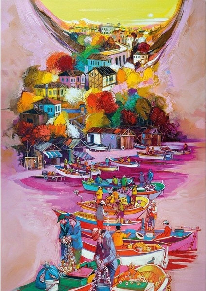 20686 Fishermen Series Iı 1000 Parça Puzzle Kız Erkek Çocuk Oyuncak Eğitici Oyuncaklar fiyatları