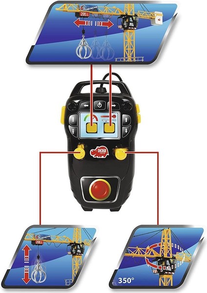 Dickie Hareketli Mega Vinç Kule 120CM Kız Erkek Çocuk Oyuncak Eğitici Oyuncaklar modelleri