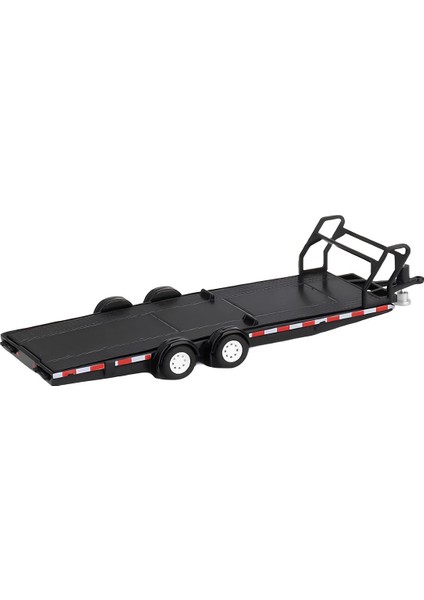 Mini Gt 1/64 Car Hauler Trailer Black MGTAC19 Kız Erkek Çocuk Oyuncak Eğitici Oyuncaklar modelleri
